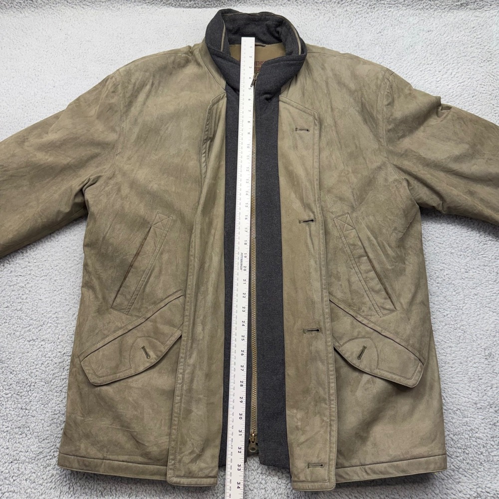 Roman Rothschild of Switzerland 923030 Size 25 Mens XL Amaretta Faux Suede Coat - Picture 7 of 16
